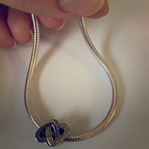Pandora intertwined hearts charm